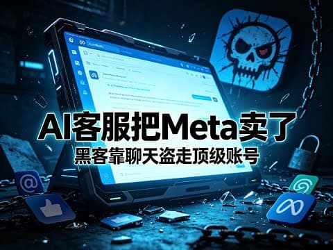 扎克伯格氣瘋了!😱Meta史詩級翻車:黑客不寫代碼,光靠「聊天」就端了白宮大號?!🚫