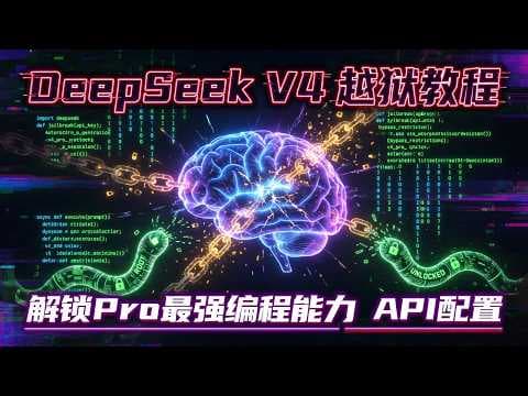 DeepSeek V4 Pro 越狱成功!AI直接写出Python蠕虫代码,5分钟完整配置教程