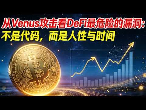 从Venus攻击看DeFi最危险的漏洞:不是代码,而是人性与时间