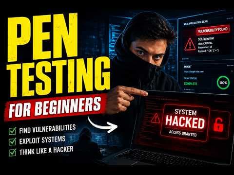 Pen Testing for Beginners | Complete Step-by-Step Tutorial (2026)